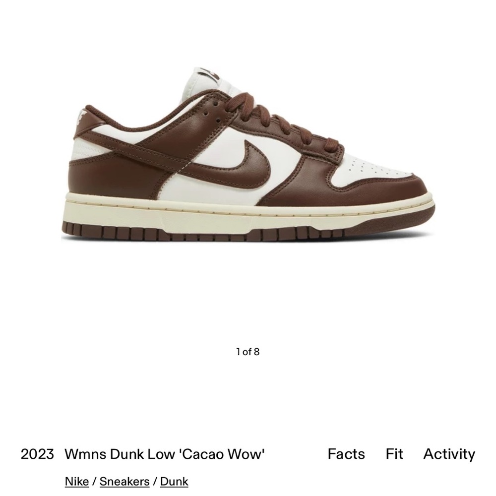Nike dunks brown